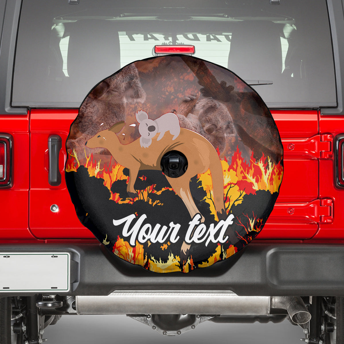 personalised-save-wildlife-australia-spare-tire-cover-bushfire-awareness