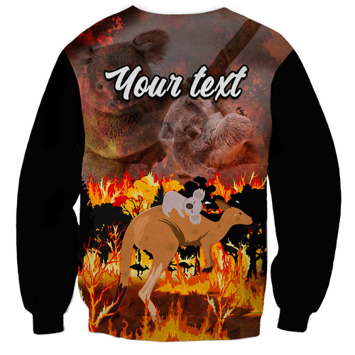 personalised-save-wildlife-australia-sweatshirt-bushfire-awareness