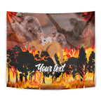personalised-save-wildlife-australia-tapestry-bushfire-awareness