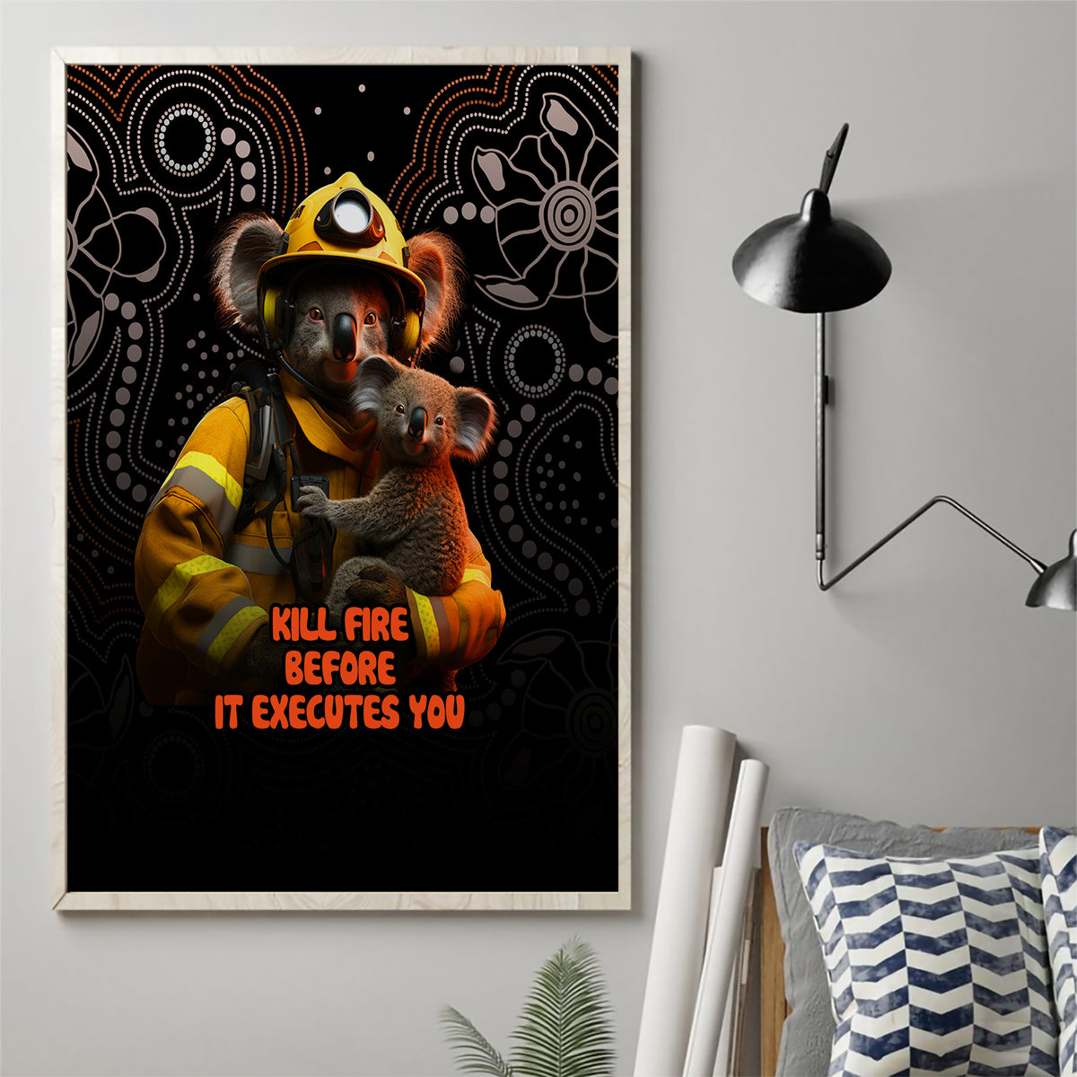 paws-for-australia-canvas-wall-art-bushfire-awareness-indigenous-aboriginal