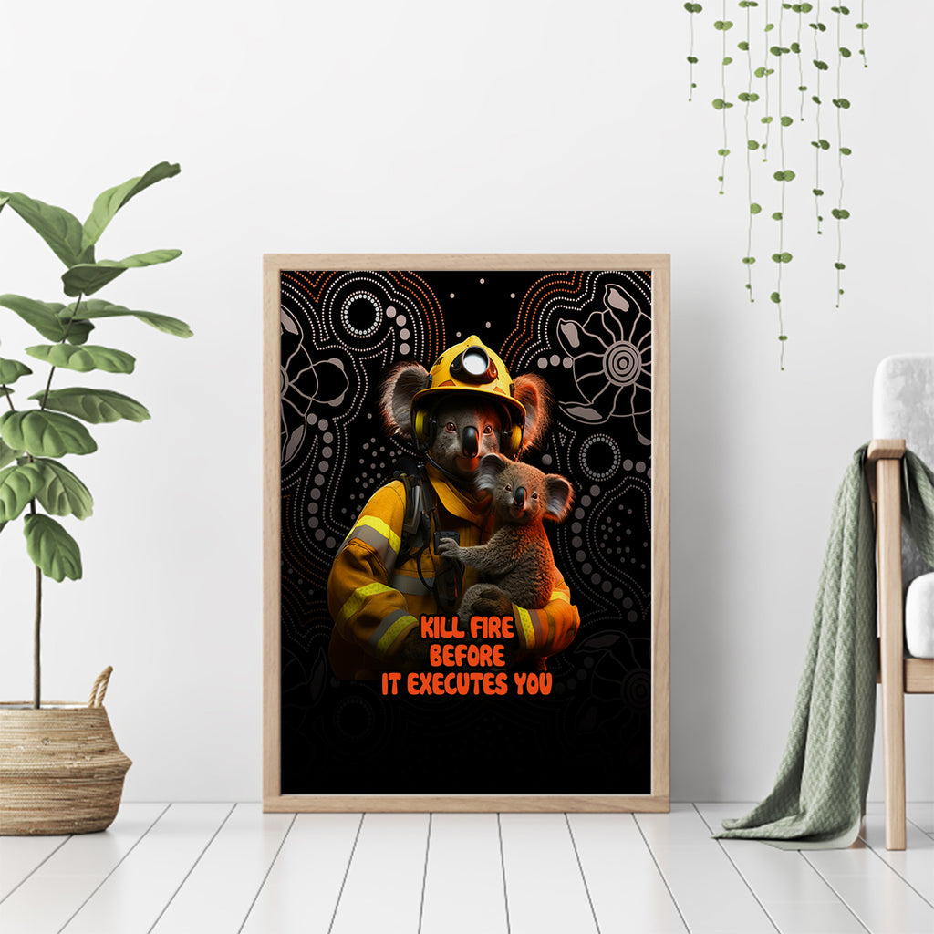paws-for-australia-canvas-wall-art-bushfire-awareness-indigenous-aboriginal