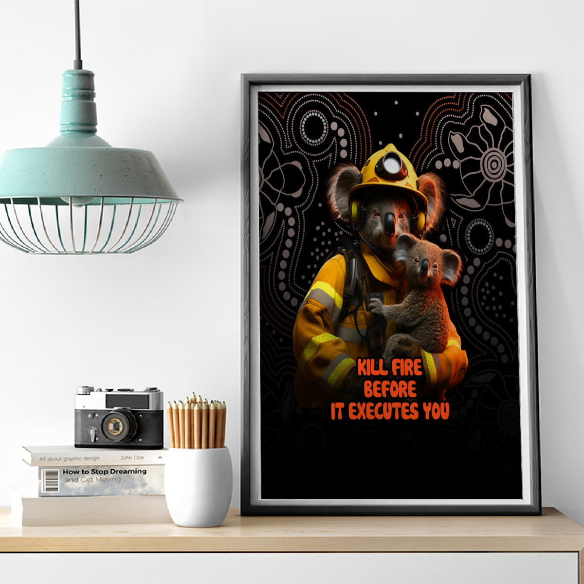 paws-for-australia-canvas-wall-art-bushfire-awareness-indigenous-aboriginal