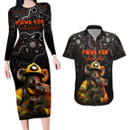 paws-for-australia-couples-matching-long-sleeve-bodycon-dress-and-hawaiian-shirt-bushfire-awareness-indigenous-aboriginal