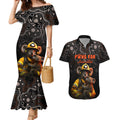 paws-for-australia-couples-matching-mermaid-dress-and-hawaiian-shirt-bushfire-awareness-indigenous-aboriginal