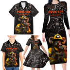 paws-for-australia-family-matching-long-sleeve-bodycon-dress-and-hawaiian-shirt-bushfire-awareness-indigenous-aboriginal