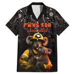 paws-for-australia-family-matching-mermaid-dress-and-hawaiian-shirt-bushfire-awareness-indigenous-aboriginal