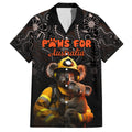paws-for-australia-family-matching-off-shoulder-long-sleeve-dress-and-hawaiian-shirt-bushfire-awareness-indigenous-aboriginal