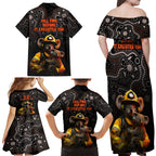 paws-for-australia-family-matching-off-shoulder-maxi-dress-and-hawaiian-shirt-bushfire-awareness-indigenous-aboriginal