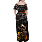 paws-for-australia-family-matching-off-shoulder-maxi-dress-and-hawaiian-shirt-bushfire-awareness-indigenous-aboriginal