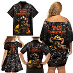 paws-for-australia-family-matching-off-shoulder-short-dress-and-hawaiian-shirt-bushfire-awareness-indigenous-aboriginal