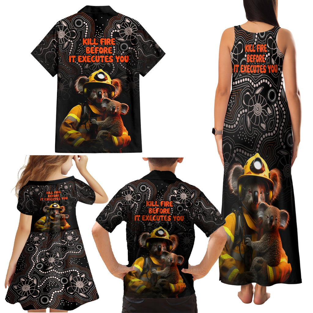 paws-for-australia-family-matching-tank-maxi-dress-and-hawaiian-shirt-bushfire-awareness-indigenous-aboriginal