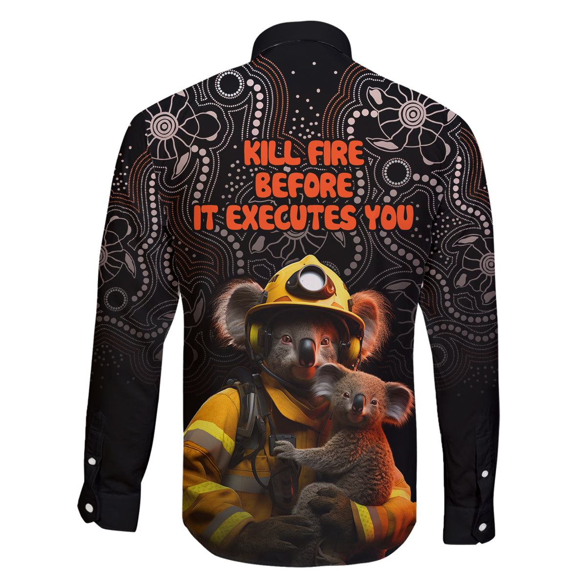 paws-for-australia-family-matching-tank-maxi-dress-and-hawaiian-shirt-bushfire-awareness-indigenous-aboriginal