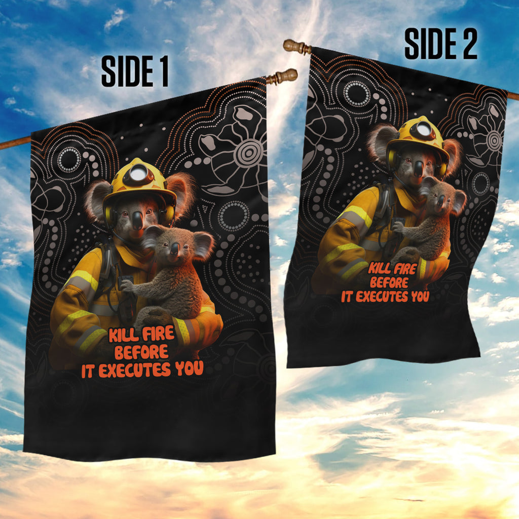 paws-for-australia-garden-flag-bushfire-awareness-indigenous-aboriginal