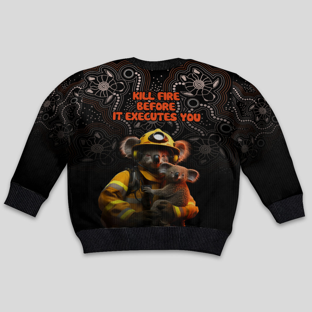 paws-for-australia-kid-ugly-christmas-sweater-bushfire-awareness-indigenous-aboriginal
