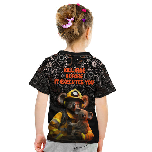 paws-for-australia-kid-t-shirt-bushfire-awareness-indigenous-aboriginal