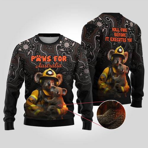 paws-for-australia-ugly-christmas-sweater-bushfire-awareness-indigenous-aboriginal
