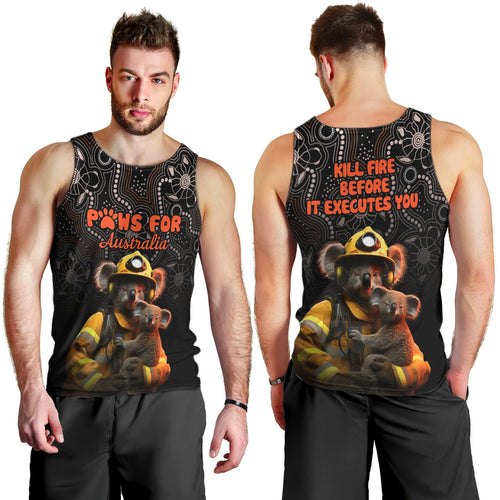 paws-for-australia-men-tank-top-bushfire-awareness-indigenous-aboriginal
