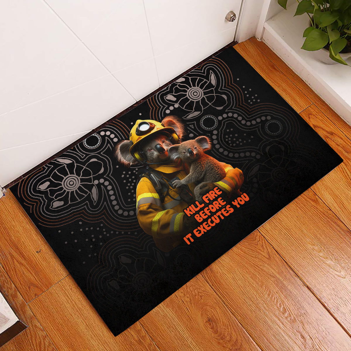 paws-for-australia-rubber-doormat-bushfire-awareness-indigenous-aboriginal