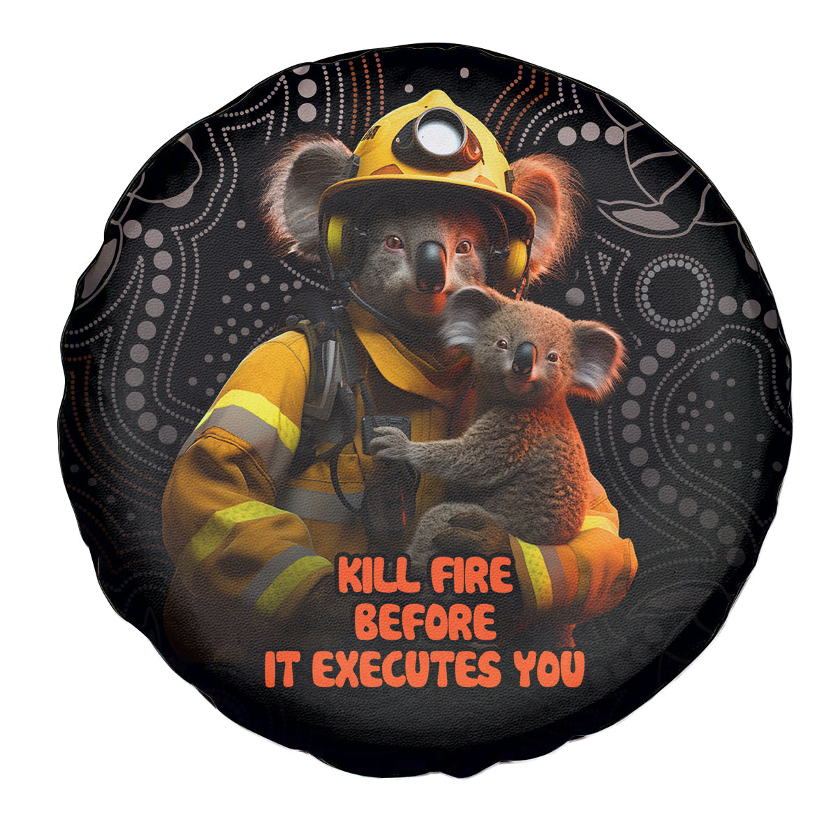 paws-for-australia-spare-tire-cover-bushfire-awareness-indigenous-aboriginal