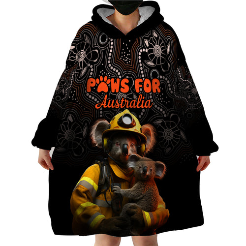 paws-for-australia-wearable-blanket-hoodie-bushfire-awareness-indigenous-aboriginal