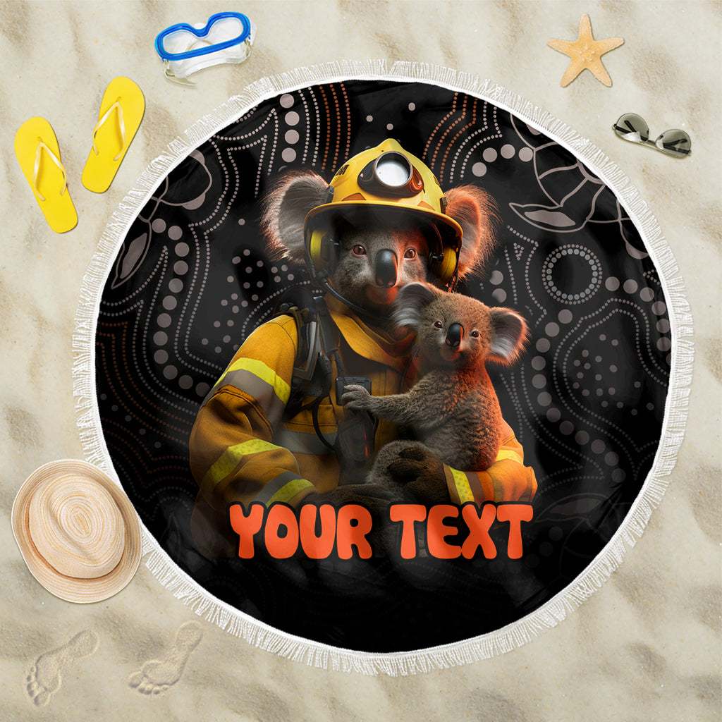 personalised-paws-for-australia-beach-blanket-bushfire-awareness-indigenous-aboriginal