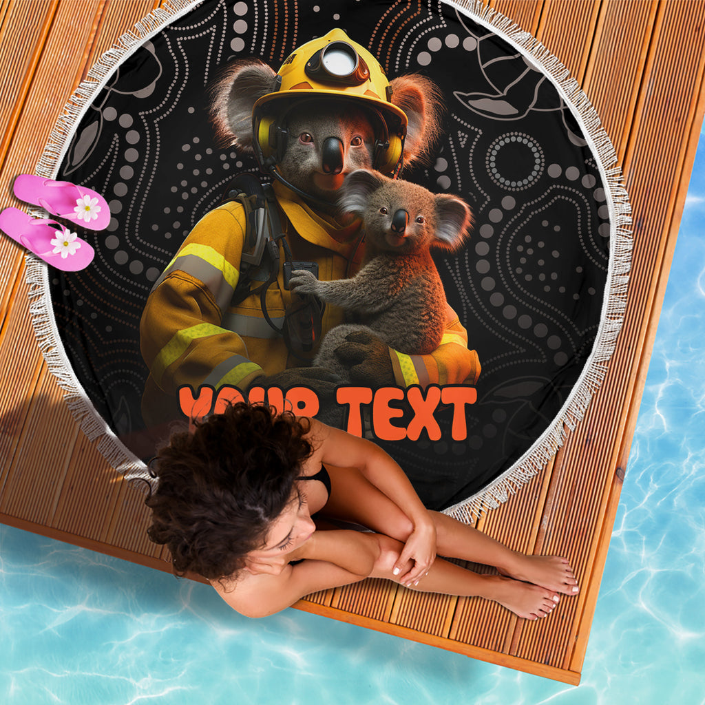 personalised-paws-for-australia-beach-blanket-bushfire-awareness-indigenous-aboriginal