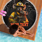 personalised-paws-for-australia-beach-blanket-bushfire-awareness-indigenous-aboriginal