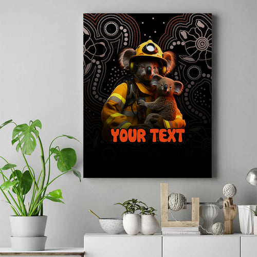 personalised-paws-for-australia-canvas-wall-art-bushfire-awareness-indigenous-aboriginal