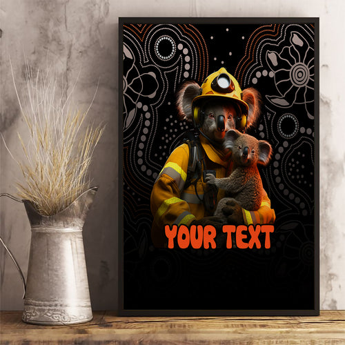 personalised-paws-for-australia-canvas-wall-art-bushfire-awareness-indigenous-aboriginal