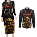 personalised-paws-for-australia-couples-matching-long-sleeve-bodycon-dress-and-long-sleeve-button-shirt-bushfire-awareness-indigenous-aboriginal