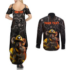 personalised-paws-for-australia-couples-matching-summer-maxi-dress-and-long-sleeve-button-shirt-bushfire-awareness-indigenous-aboriginal