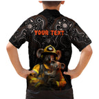 personalised-paws-for-australia-family-matching-mermaid-dress-and-hawaiian-shirt-bushfire-awareness-indigenous-aboriginal