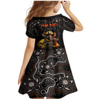 personalised-paws-for-australia-family-matching-mermaid-dress-and-hawaiian-shirt-bushfire-awareness-indigenous-aboriginal