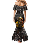 personalised-paws-for-australia-family-matching-mermaid-dress-and-hawaiian-shirt-bushfire-awareness-indigenous-aboriginal