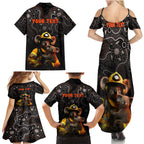 personalised-paws-for-australia-family-matching-summer-maxi-dress-and-hawaiian-shirt-bushfire-awareness-indigenous-aboriginal