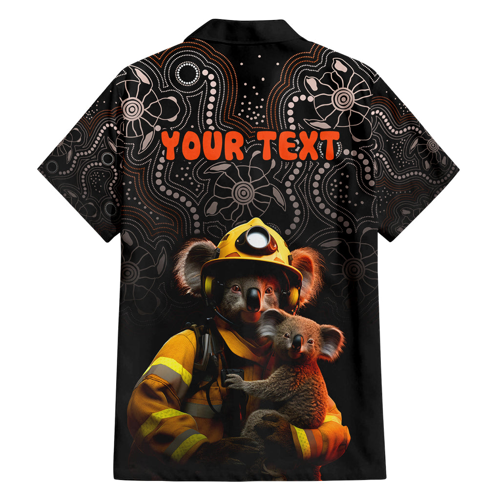 personalised-paws-for-australia-family-matching-summer-maxi-dress-and-hawaiian-shirt-bushfire-awareness-indigenous-aboriginal