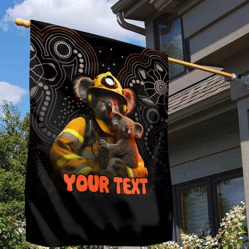 personalised-paws-for-australia-garden-flag-bushfire-awareness-indigenous-aboriginal