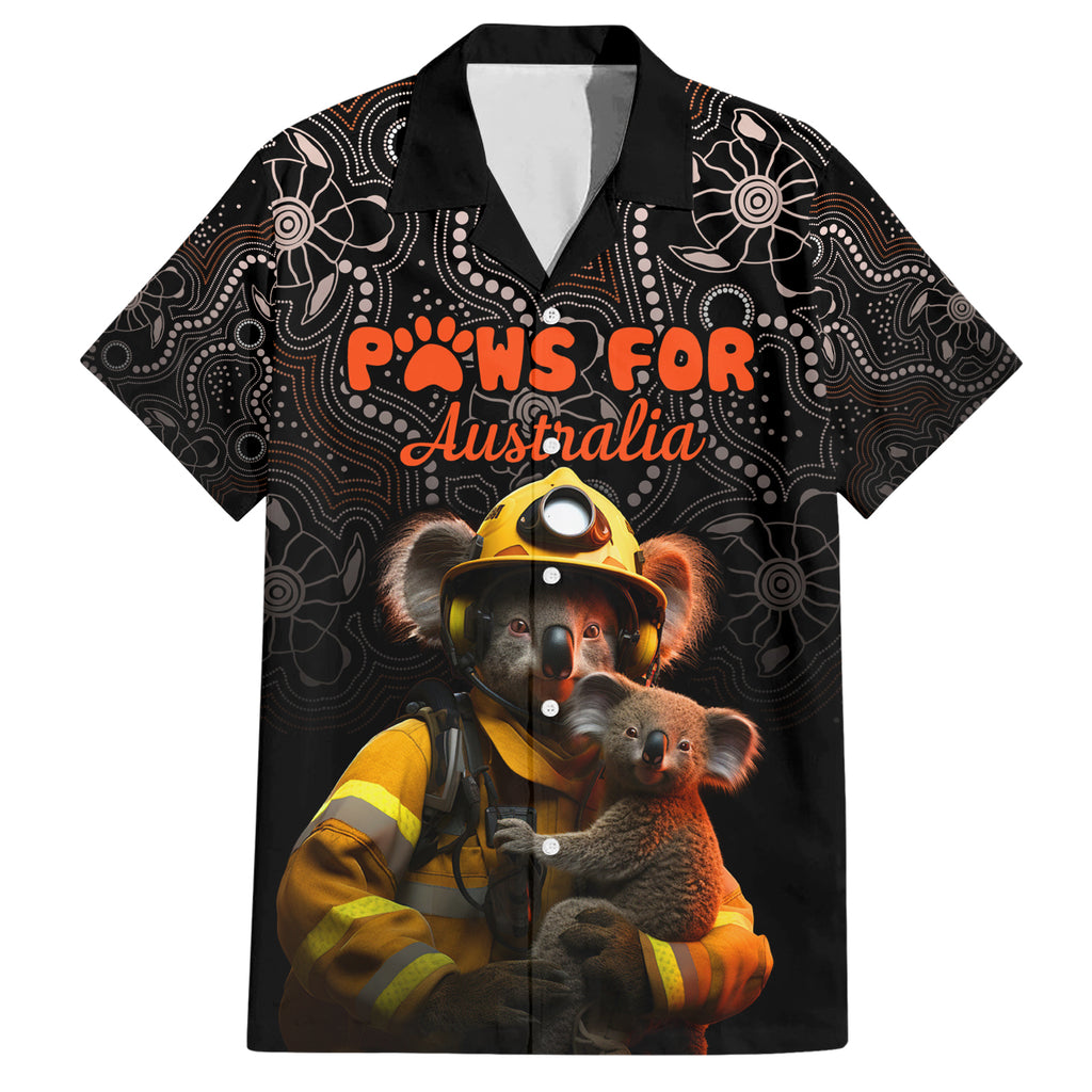 personalised-paws-for-australia-hawaiian-shirt-bushfire-awareness-indigenous-aboriginal