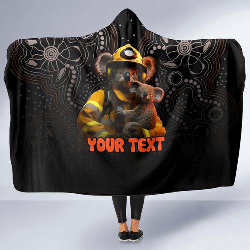 personalised-paws-for-australia-hooded-blanket-bushfire-awareness-indigenous-aboriginal