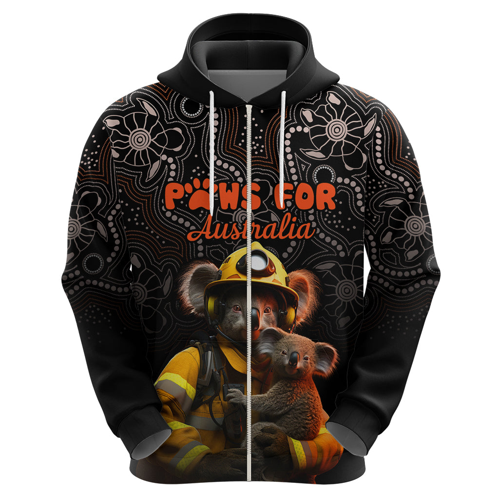 personalised-paws-for-australia-hoodie-bushfire-awareness-indigenous-aboriginal