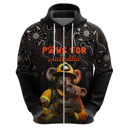 personalised-paws-for-australia-hoodie-bushfire-awareness-indigenous-aboriginal