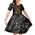 personalised-paws-for-australia-kid-short-sleeve-dress-bushfire-awareness-indigenous-aboriginal
