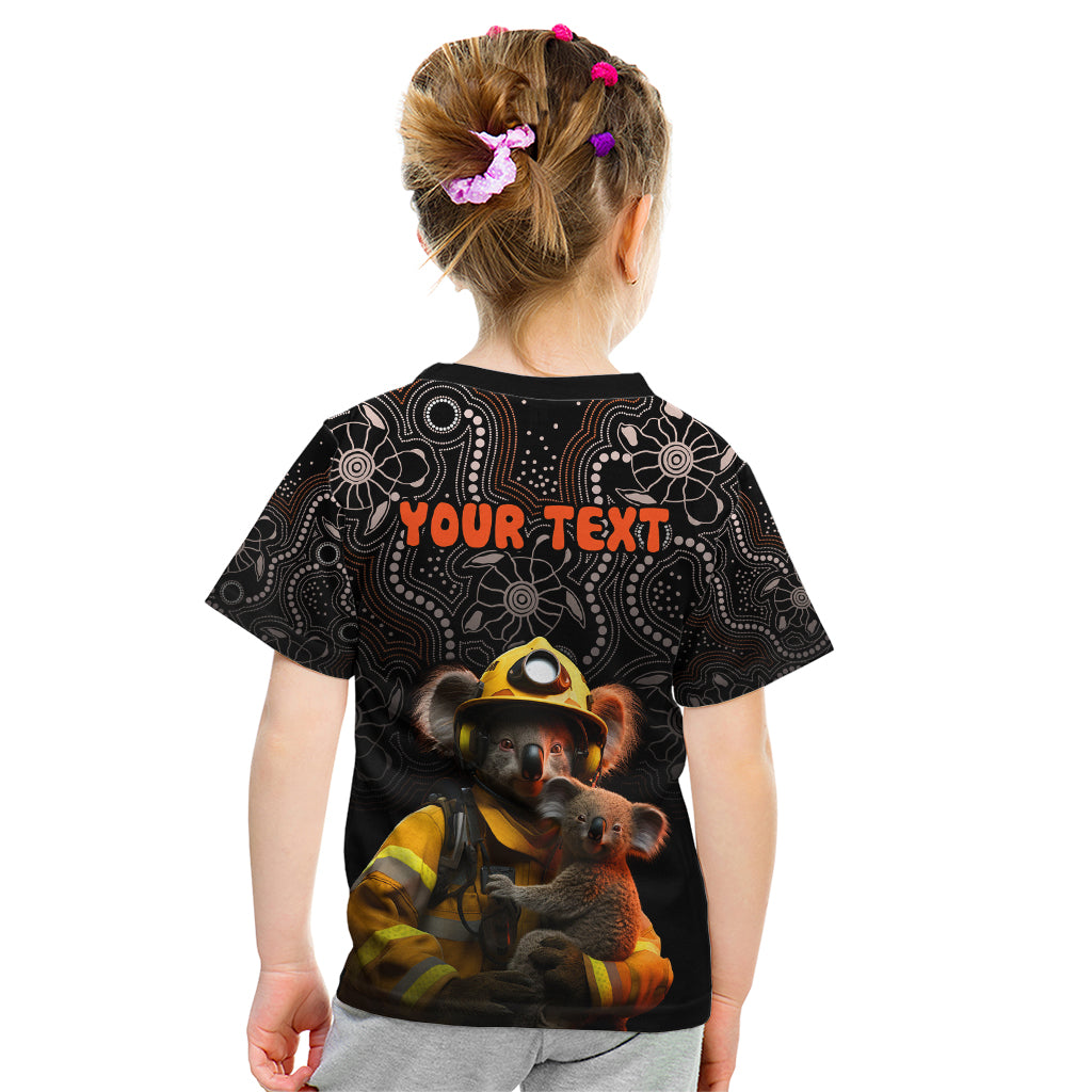 personalised-paws-for-australia-kid-t-shirt-bushfire-awareness-indigenous-aboriginal