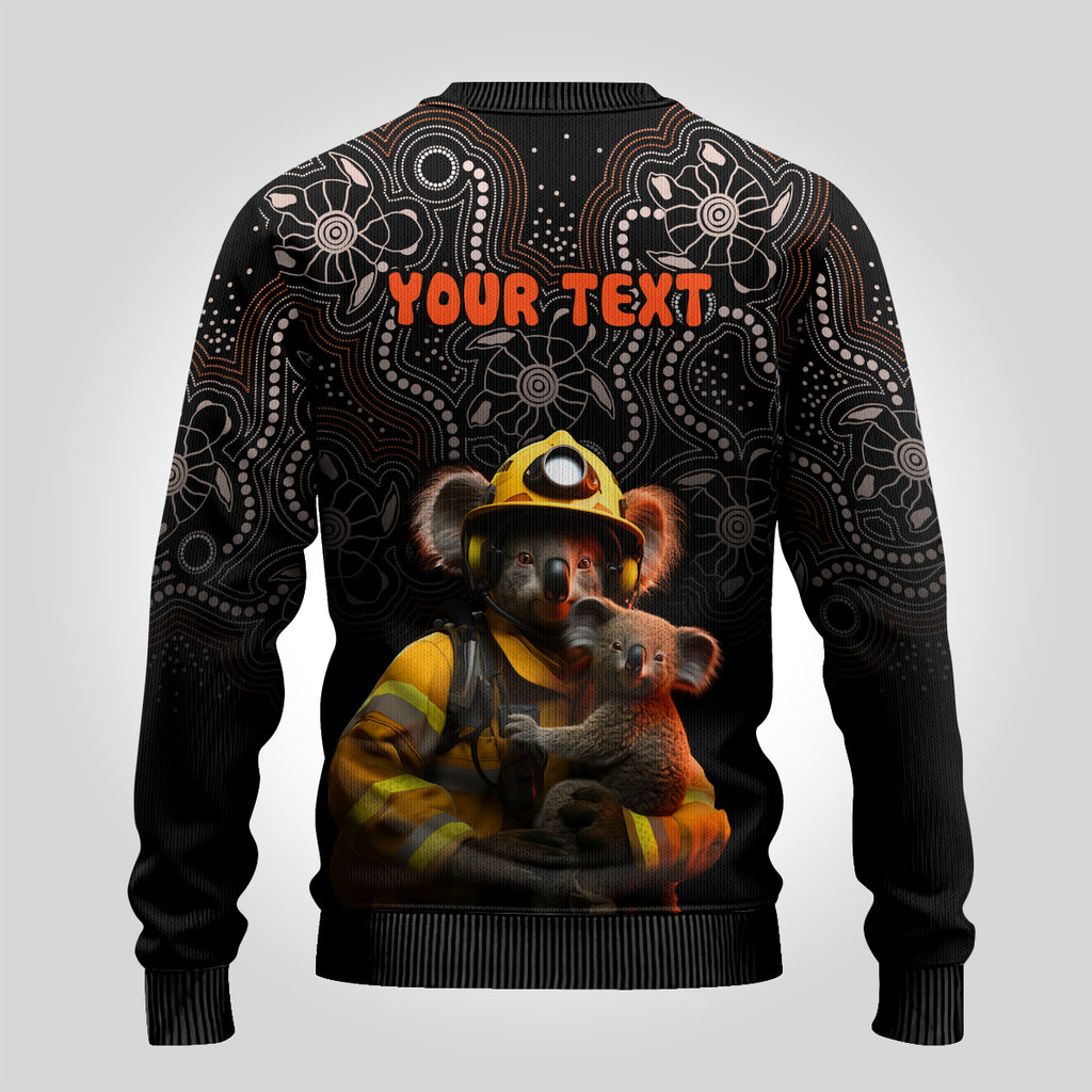 personalised-paws-for-australia-ugly-christmas-sweater-bushfire-awareness-indigenous-aboriginal