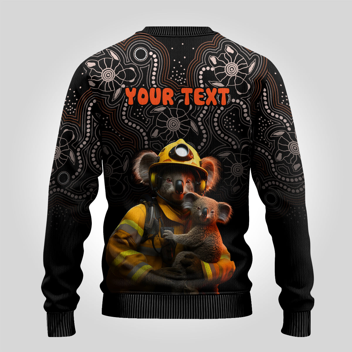 personalised-paws-for-australia-ugly-christmas-sweater-bushfire-awareness-indigenous-aboriginal