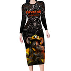 personalised-paws-for-australia-long-sleeve-bodycon-dress-bushfire-awareness-indigenous-aboriginal