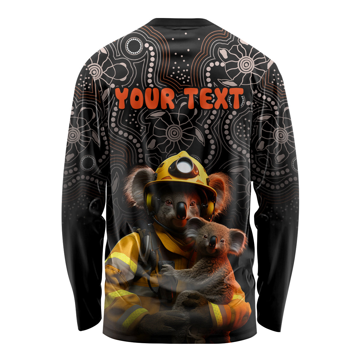 personalised-paws-for-australia-long-sleeve-shirt-bushfire-awareness-indigenous-aboriginal