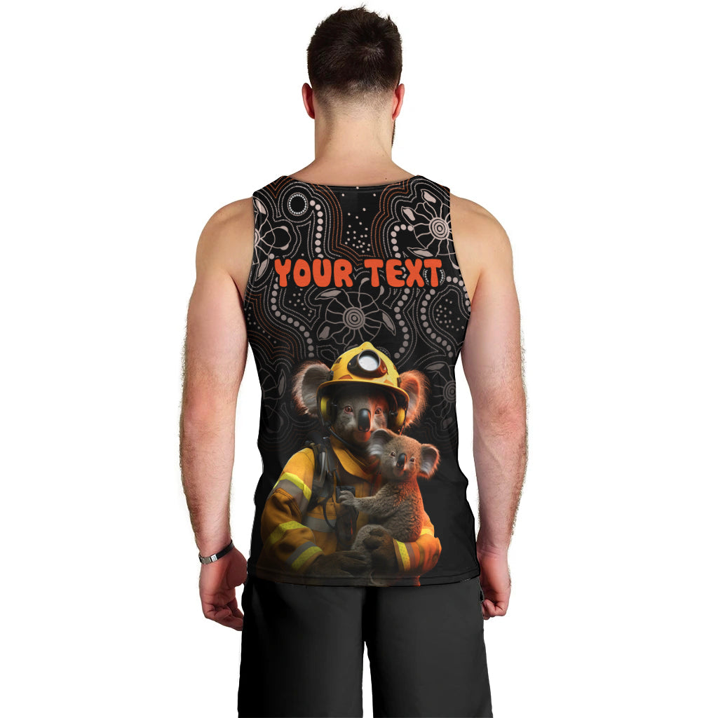 personalised-paws-for-australia-men-tank-top-bushfire-awareness-indigenous-aboriginal