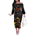 personalised-paws-for-australia-off-the-shoulder-long-sleeve-dress-bushfire-awareness-indigenous-aboriginal