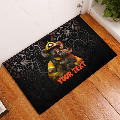 personalised-paws-for-australia-rubber-doormat-bushfire-awareness-indigenous-aboriginal